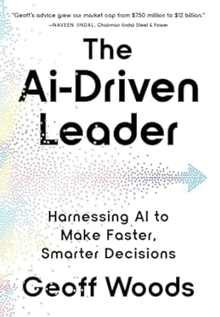 Book titled, The Ai-Driven Leader