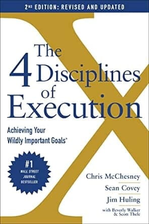 Book titled, The 4 Disciplines of Execution