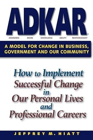 Book titled, ADKAR