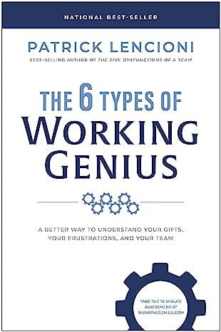 Book titled, The 6 Types of Working Genius