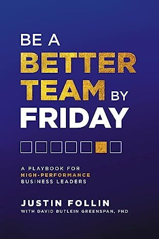 Book titled, Be a Better Team By Friday