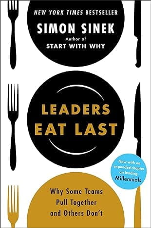 Book titled, Leaders Eat Last