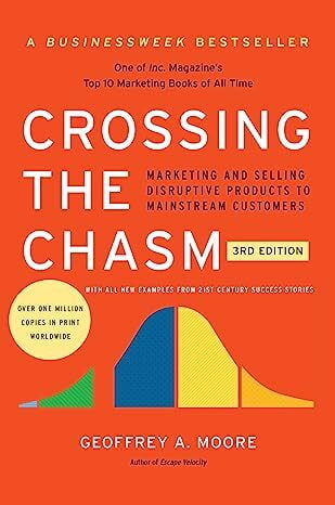 Book titled, Crossing the Chasm