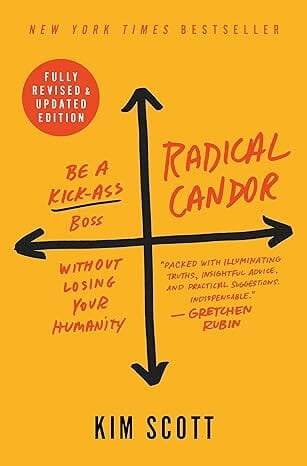 Book titled, Radical Candor