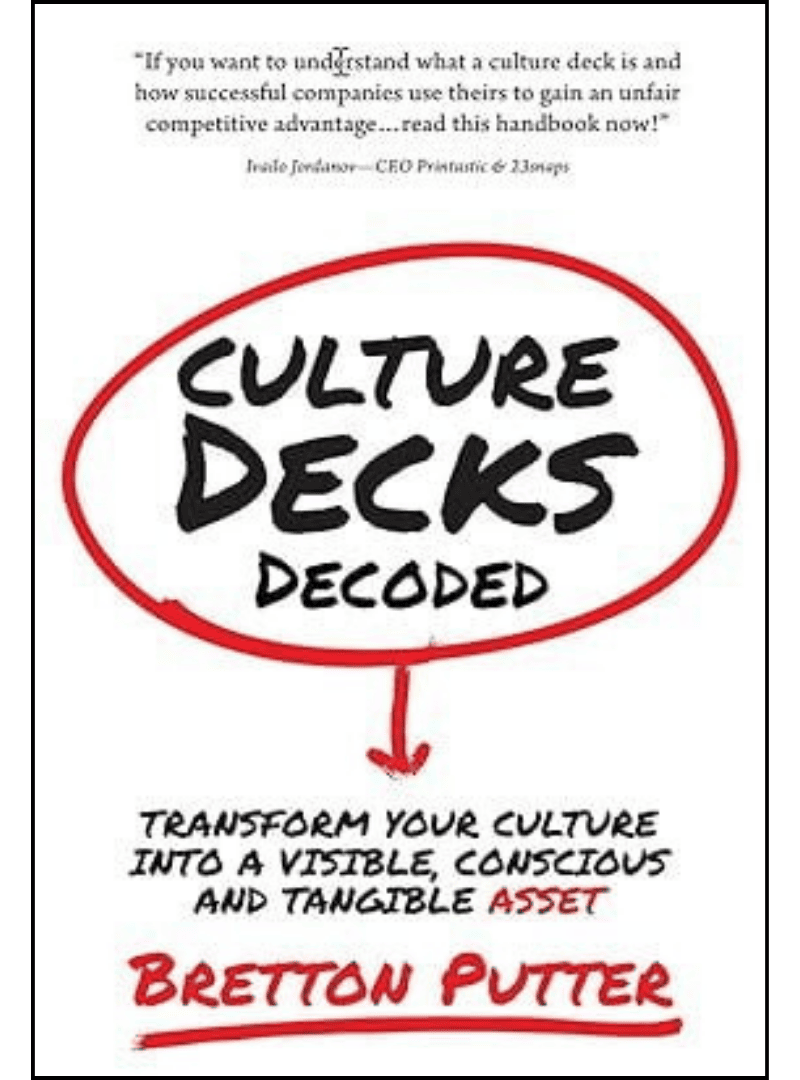 Book titled, Culture Decks Decoded