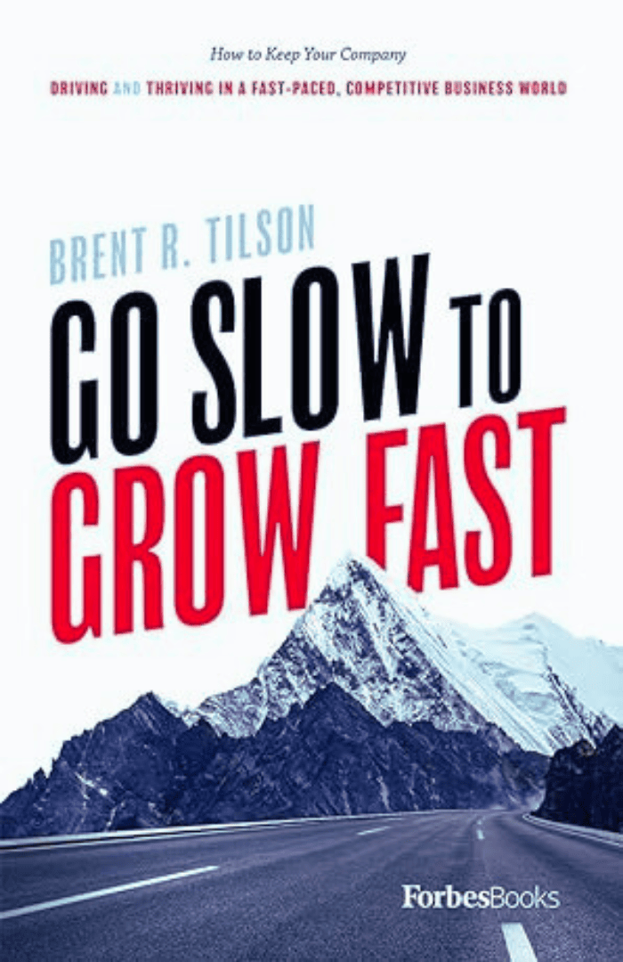 Book titled, Go Slow to Grow Fast